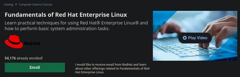 Fundamentos de Red Hat Enterprise Linux